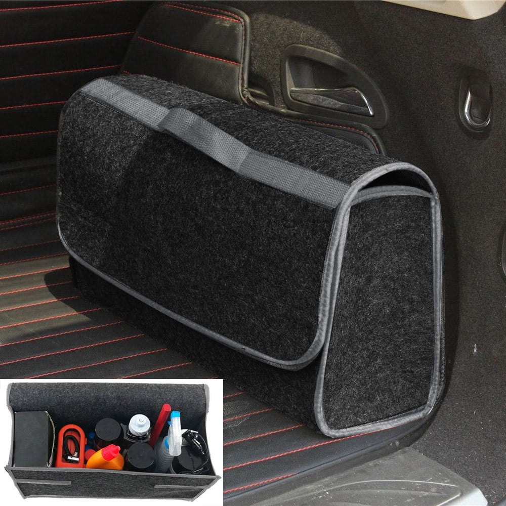 HOOFUN Car Hanging Trunk Organizer, Hanging Car Backseat Organizer