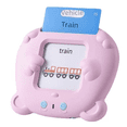 thumbnail image 1 of Máquina de aprendizaje de reconocimiento de voz con iluminación bilingüe para niños, máquina de tarjetas de educación temprana con rompecabezas, 1 of 1