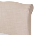 thumbnail image 6 of Bowery Hill Modern Upholstery Fabric Queen Platform Bed in Beige, 6 of 6