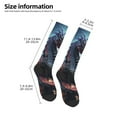 thumbnail image 2 of Naloa Urban Mechanical Dragon Thigh High Socks Extra Long Stretchy Sock Women Over Knee High Opaque Stocking Daily Wear, 2 of 6