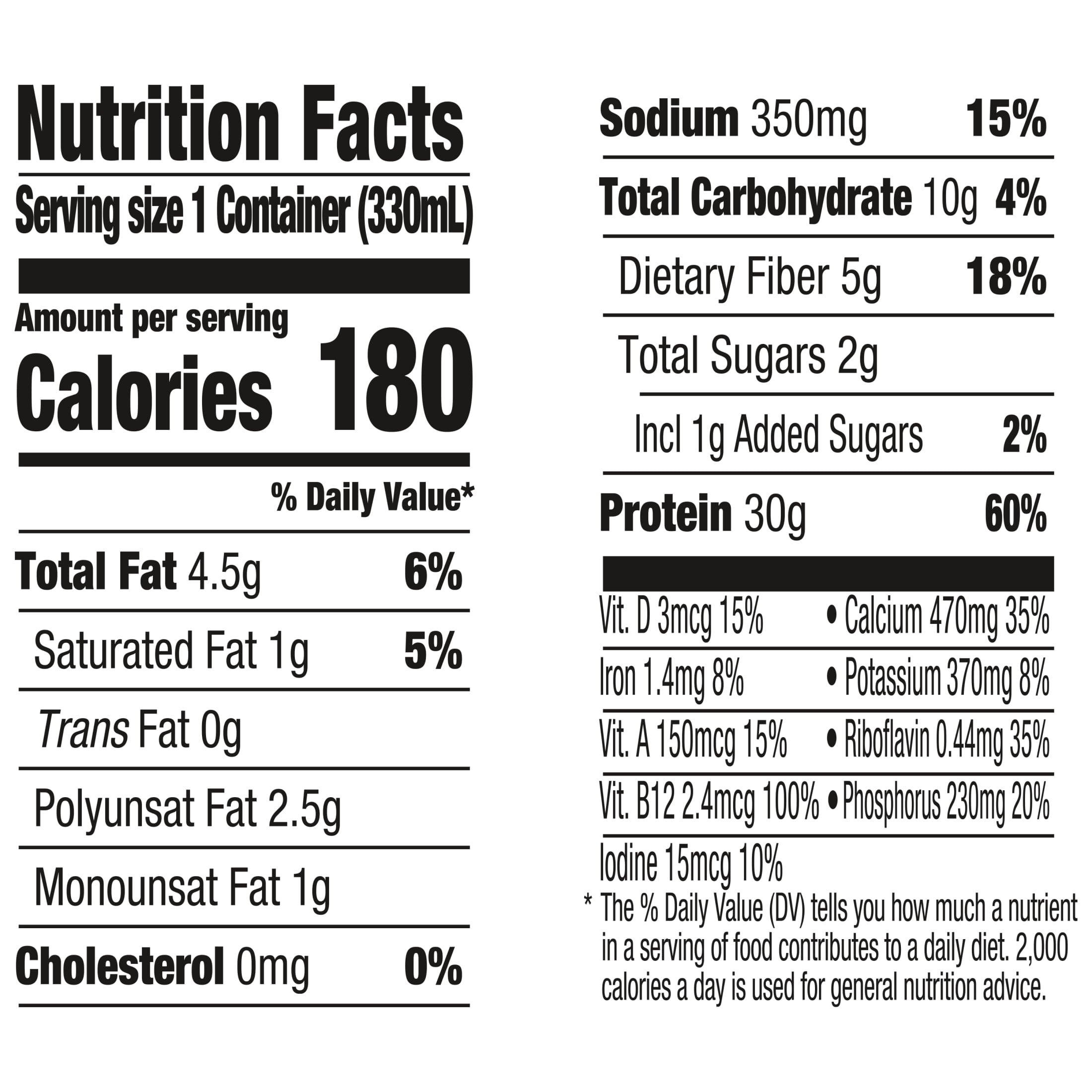 Silk 30g Chocolate Protein Shakes, Dairy Free, Lactose Free, Ready to Drink Complete Plant Protein Shakes, 11.15 fl oz Bottles, 4 Count