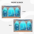 thumbnail image 4 of Placemats Set of 6, Underwater Aquarium Arches Place mats for Dining Table Indoor/Outdoor, Cute Heat Resistant Washable Table Mats(18" x 12"), 4 of 8