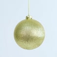 thumbnail image 4 of Liquidation!Dainzusyful Décorations de Noël Ornements de Noël Rouges Anker 8 Pouces Incassable Grande Boule de Bonbon Dorée Décoration de Vacances de Noël Boule à Créer Or, 4 of 4