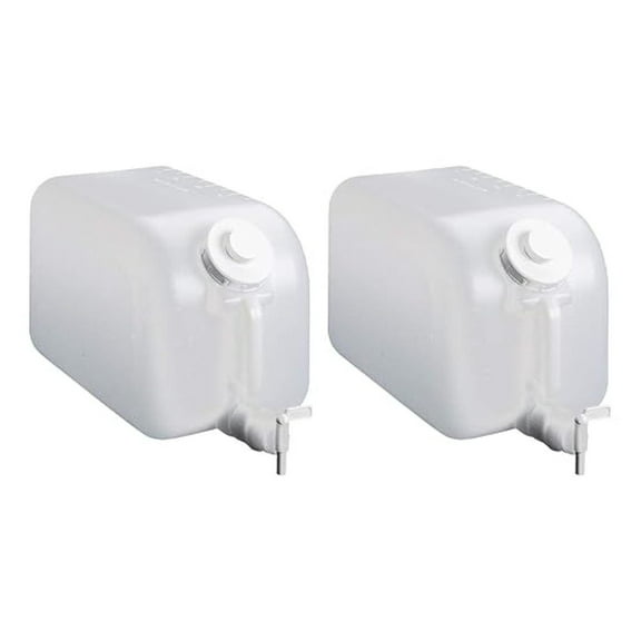 5 Gallon Plastic Dispenser Carboy with Spigot (2 Pack)