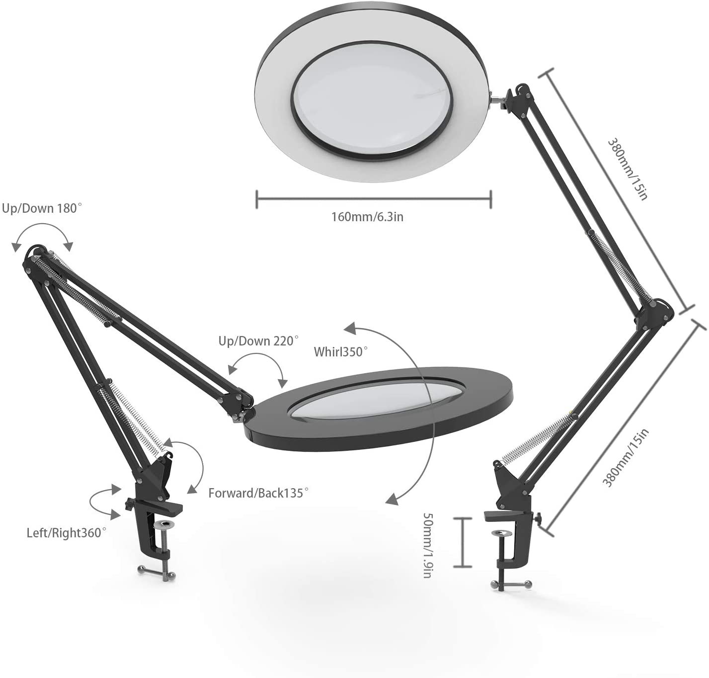 youkoyi led magnifying lamp