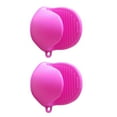 thumbnail image 4 of Agarradera de silicona, agarradera de silicona resistente al calor, para horno, pinzas para cocinar Rosa roja, 4 of 9
