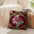 thumbnail image 4 of LALILO Throw Pillow Covers Flowers Leaves And Flowers Art Art Art Cushion Cover 18" x 18", 4197 Pack, 4 of 6