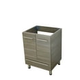 thumbnail image 3 of WindBay 24" Freestanding Bathroom Vanity, Taupe. White Integrated Countertop, 3 of 4