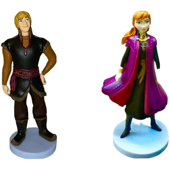 Princess Anna & Kristoff Wedding Cake Topper Set Figure Frozen Figurine Pvc 3”