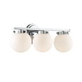 thumbnail image 4 of Trade Winds Antoinette 3-Light 24" Bathroom Vanity Light in Chrome, 4 of 6