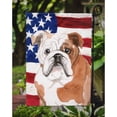 thumbnail image 3 of English Bulldog Patriotic Garden Flag, 3 of 5