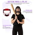 thumbnail image 3 of Exxact Sports Softball Face Mask Girls Youth & Adult, Protective Lightweight Fielders Mask Softball For Enhanced Performance (Red, Adult), 3 of 7