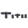 thumbnail image 2 of Amdohai IP68 Waterproof Junction Box T-shape Two Outlets Outdoor Electrical Cable Connector External Cord Boxes 2-pin for φ5-9mm Cable, 2 of 8