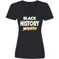 thumbnail image 3 of Inktastic Black History Month Every Day Women's V-Neck T-Shirt, 3 of 5