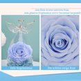 thumbnail image 3 of Regalos de rosa de ángel, rosa en cristal, regalos para mamá, abuela, mujer, novia, día de San Valentín, cumpleaños, decoración del hogar, 3 of 5
