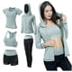 thumbnail image 2 of ICHUANYI Clearance 5PCS Yoga Clothing Suit Set Tracksuit Running Gym Winter Fitness Clothing Womens(Green, XL) ICHUANYI WER2023081109154, 2 of 5