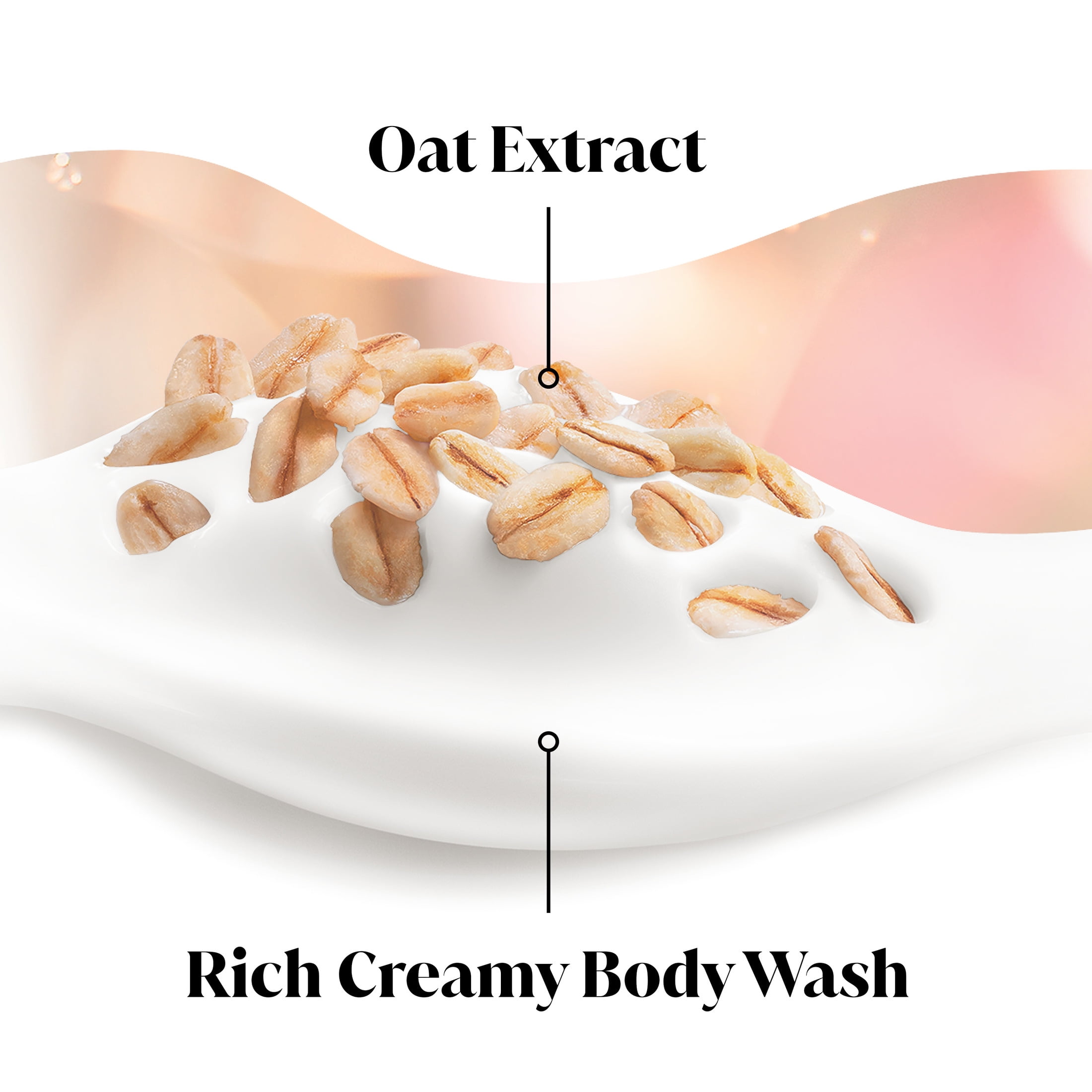 Olay Ultra Moisture Soothing Body Wash with Oat Extract, 22 fl oz, Moisturizing Body Wash for Sensitive Skin