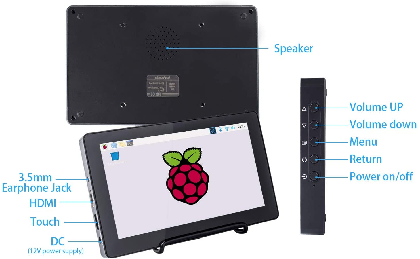 Raspberry Pi Touchscreen - SunFounder 7 