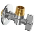 thumbnail image 1 of HLONK 1pc Angle Stop Valves Water Shut Off Angle Valves for Faucet or Toilet Installation, 1 of 10