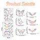 thumbnail image 2 of Adhesivos estáticos para ventanas, calcomanías anticolisión para ventanas contra colisiones de aves, calcomanías de alerta para vidrios, para evitar que las aves choquen contra las ventanas, 2 of 6