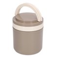 thumbnail image 3 of Insulated Food Jar, Easy To Clean Long Lasting 1.2L Insulated Stainless Steel Lunch Box Japanese Style Round Shape  For Travel For Students For Home, 3 of 7