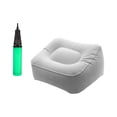 thumbnail image 1 of MERIGLARE Repose-Jambes Gonflable avec Gonfleur Compact Créatif en PVC Réutilisable pour Trains Gris, 1 of 9