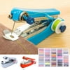 TureClos Mini Handheld Manual Sewing Machine Multi-functional Portable Household Cordless Stitching Machine Color Random