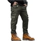 thumbnail image 3 of Ceisia Men's Gift Solid Color Athletic Casual Joggers Adjustable Drawstring Waist Slim Fit Full Length Sports Pants, 3 of 6