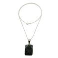 thumbnail image 2 of NOVICA Jade pendant necklace, 'Maya Empress', 2 of 7
