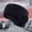 Black1pcs, variant on 1/2 pcs of black wool ear protectors for both men and women, winter insulation ear protectors, ski ear protectors, headbands, hairnets.