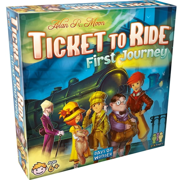 Ticket to Ride First Journey Family Strategy Board Game for Ages 6 , from Asmodee