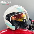 thumbnail image 3 of Casco de motocross de doble lente para hombre y mujer, casco de moto de cara abierta, casco de carreras para turismo, casco con certificación DOT Cascos, 3 of 5