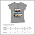 thumbnail image 7 of Shelby Cars Sketch Women's V-Neck T-shirt Mustang Racing American Muscle Car GT500 Cobra Performance Powered by Ford Tee, 7 of 7