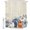 Beige Blue Beige, variant on Shower Curtains for Bathroom, Thanksgiving Pumpkin Waterproof Fabric Shower Curtain, Fall Farmhouse Eucalyptus Leaves Decorative Bathroom Curtain for Bathtub, 72"x84", No Hooks Included