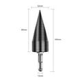 thumbnail image 4 of Amdohai Wood Splitter Drill Bit Firewood Log Splitter Drill Bit Heavy Duty Drill Screw Cone Driver 32mm with Removable Shank, 4 of 7