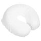thumbnail image 1 of BRIGHTFUFU Almohada de látex en forma de U, almohada en forma de U Cuello de la columna vertebral (una base de almohada sin funda de almohada, blanco), 1 of 8