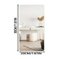 thumbnail image 3 of Full Length Mirror Wall ,Acrylic Mirror Tiles for Home Gym,Lightweight Shatter-Resistant Wall-Mounted Gym Mirrors with Space-Saving Design, 3 of 9