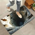 thumbnail image 5 of 3D Illusion Doormat Super Absorbent Quick Dry Non-Slip Entrance Mat 16x24 Inch Water Absorbent Polyester Rug for Front Door Bathroom Indoor Entryway, 5 of 5