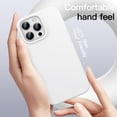 thumbnail image 3 of JETech Liquid Silicone Case for iPhone 16 Pro 6.3-Inch, Silky Soft Touch Full-Body Protective Phone Case, Anti-Scratch Shockproof Cover with Microfiber Lining (White), 3 of 6