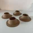 thumbnail image 4 of Doll Sun Hat With Ear Cutouts Empty Top Straw For Costume Cosplay Decorative Party Accessory In Assorted Color, 4 of 9