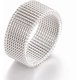 thumbnail image 1 of 2 Anillos lisos para nudillos, resistentes, para mujer. Ideales para aniversarios y cumpleaños. Un regalo moderno. Acero inoxidable. Talla 7 (17 mm)., 1 of 2