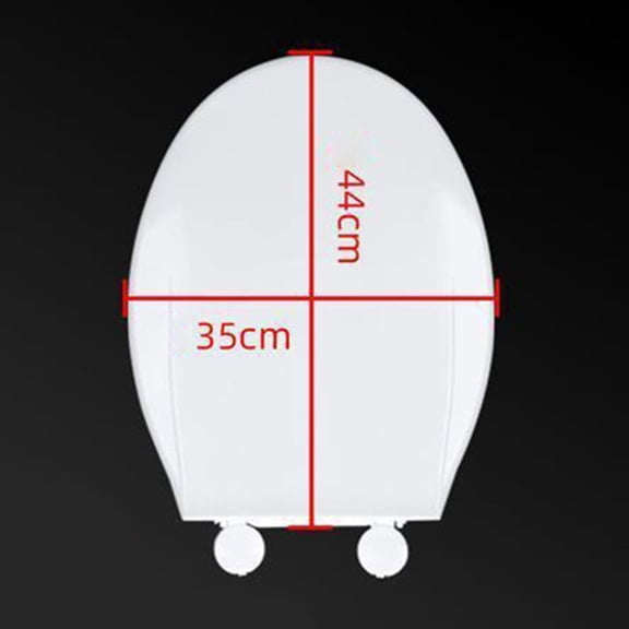 Submarine Elongated Toilet Seat with Cover/Built in Potty Training Seat/Slow Close/Easy to Install