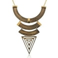 thumbnail image 1 of Collier Déclaration Collier en Alliage de Décor Triangle Créatif pour les Femmes, 1 of 10