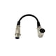 thumbnail image 1 of Paquete de 10 Cables de Extensión de Audio de Micrófono XLR a ángulo de 1 Pie Sunnimix, 1 of 8