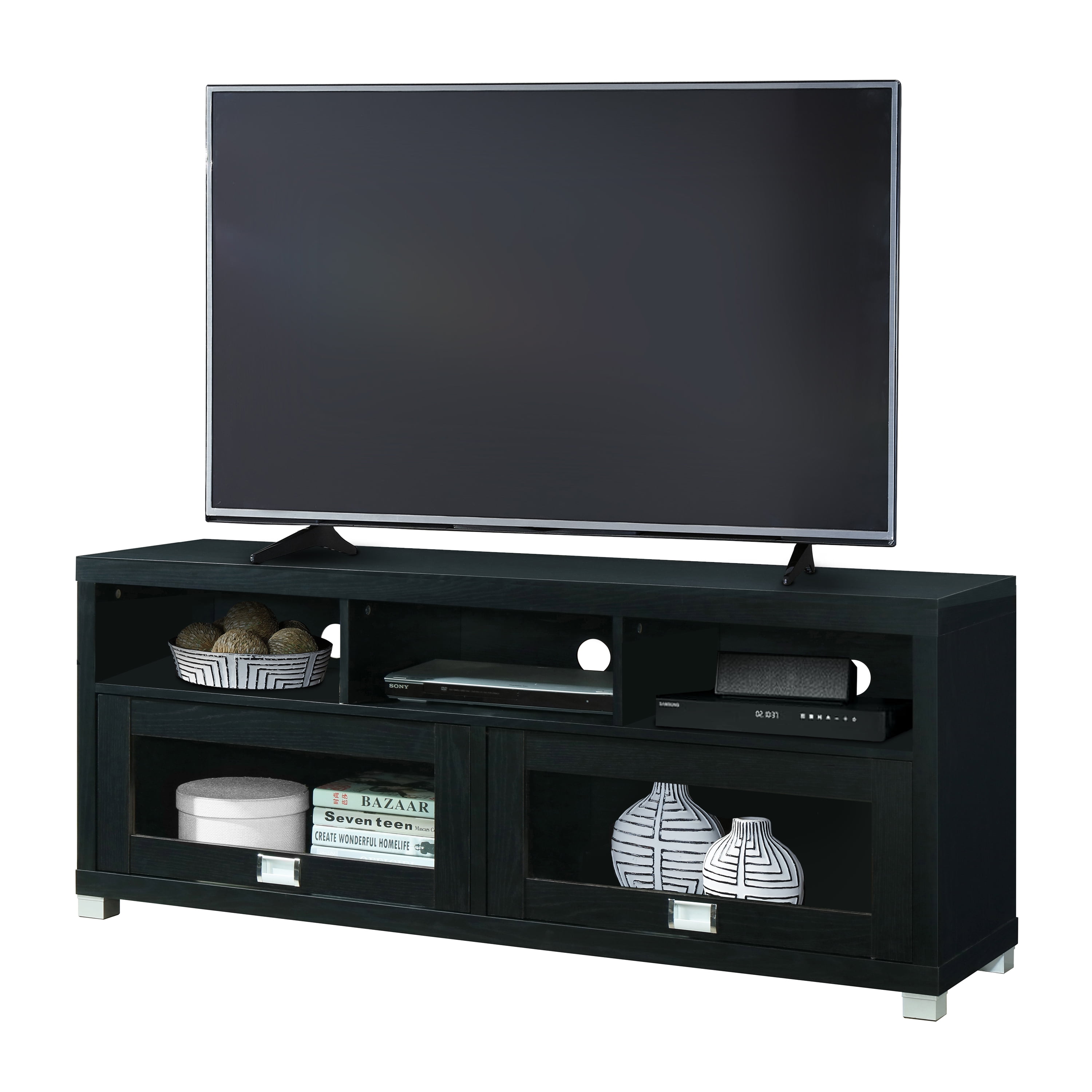 Techni Mobili 58" Durbin TV Stand for TVs up to 75", Black