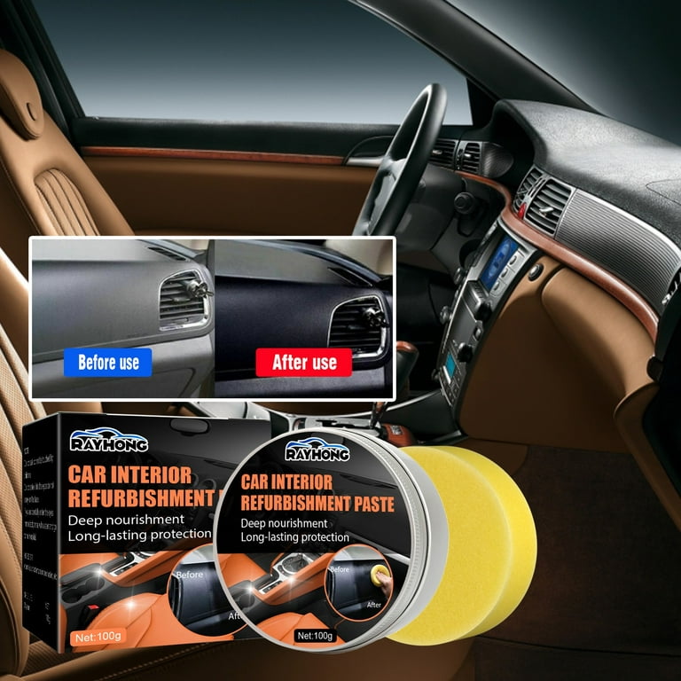 THINKWORK Car Duster Interior Kit, Car Cleaner Set Made by THINKWORK TW6068  (Orange)