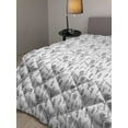 thumbnail image 2 of Vegetable Down Alternative Comforter, Graphical Striped Ripe Food Cooking Themed Elements Halved Veggies, Microfiber Quilt for All Season, 5 Sizes, White and Lime Green, by Ambesonne, 2 of 3