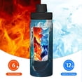 thumbnail image 5 of Logiee Airplane Shark Print Water Bottle,18oz Sports Insulated Kettle for Cycling Gym Basketball Outdoor, Suitable as a Present, 5 of 7