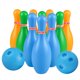 thumbnail image 2 of 1 juego de bolos de plástico para niños, divertidos y educativos, para niños pequeños (color aleatorio)., 2 of 6