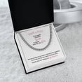 thumbnail image 2 of Bridesman Gift On Wedding Day, Bridal Party Gifts For Men, Wedding Day Thank You Gift, Jewelry Gift For Bridesman, Cuban Link Chain, Stainless Steel or Yellow Gold, Message Card & Gift Box, 2 of 5